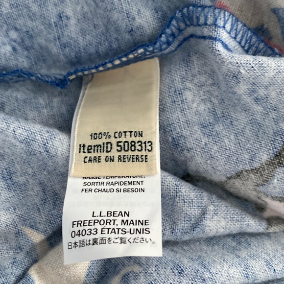 L.L. Bean Flannel Dog Print Pajama Pants - Size Small - Picture 4 of 7